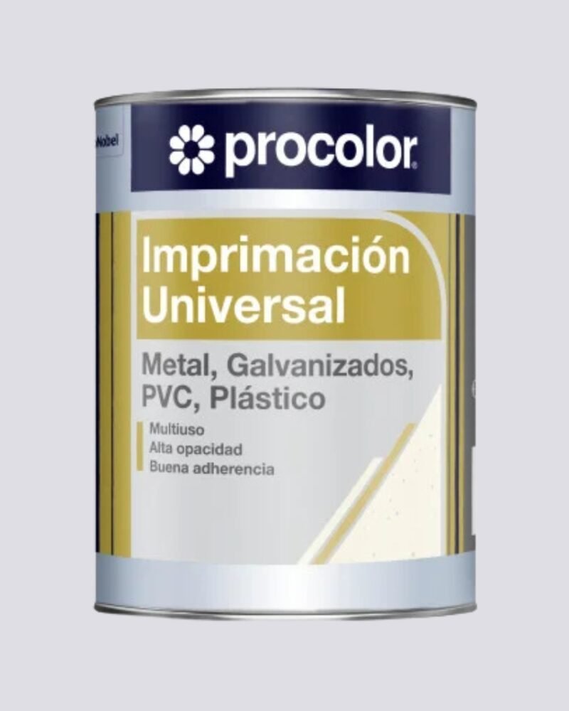 Primário Universal Multiuso para Metal, Galvanizados, PVC e Plásticos – Alta Opacidade e Boa Adherência – PROCOLOR Qualidade Profissional Garantida