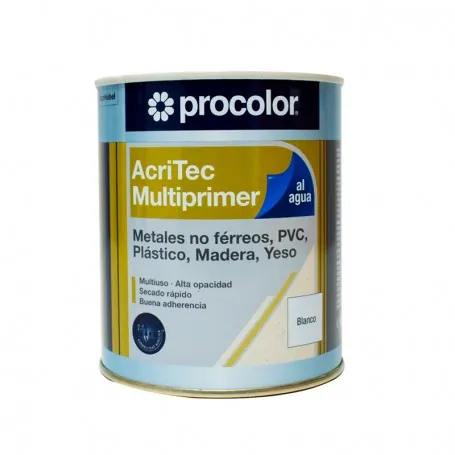 Primário ACRITEC MULTIPRIMER à Água para Madeira, Gesso, Metal, PVC e Plásticos – Procolor