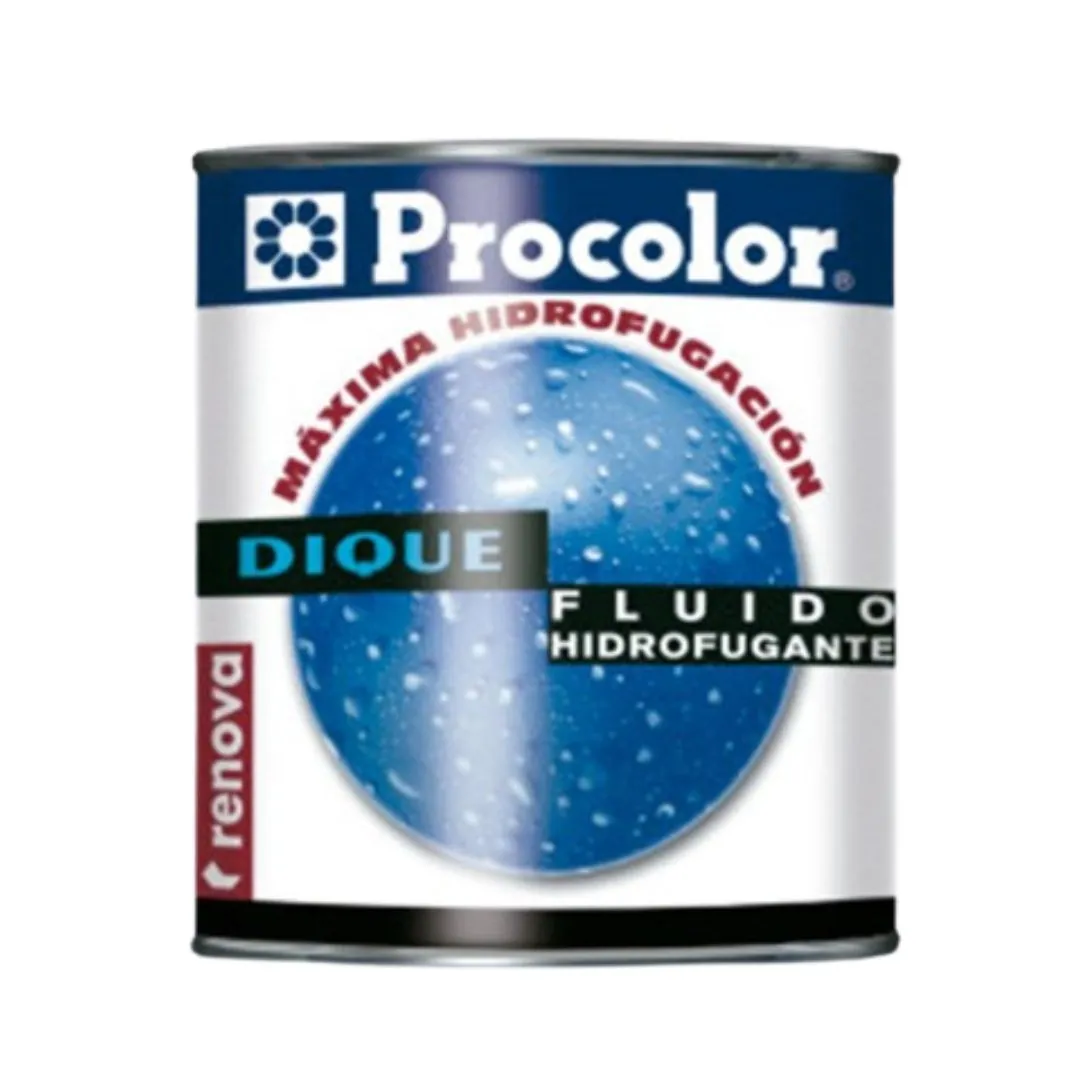 Dique Fluido Hidrofugante PROCOLOR – Líquido Incolor à Base de Polissiloxano
