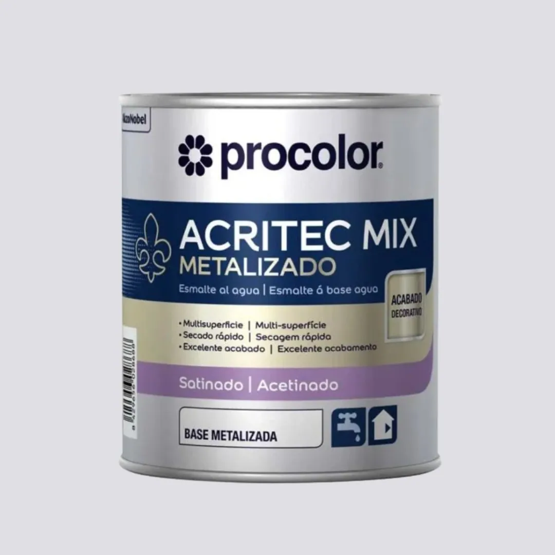 Tinta Esmalte Acritec Metalizado – Procolor