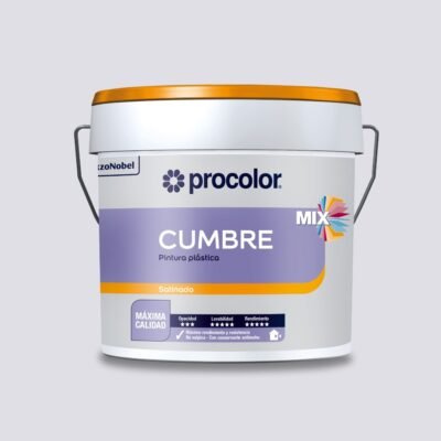 Tinta Plástica Acetinada CUMBRE Mix - Branco Papiro - RAL 9018
