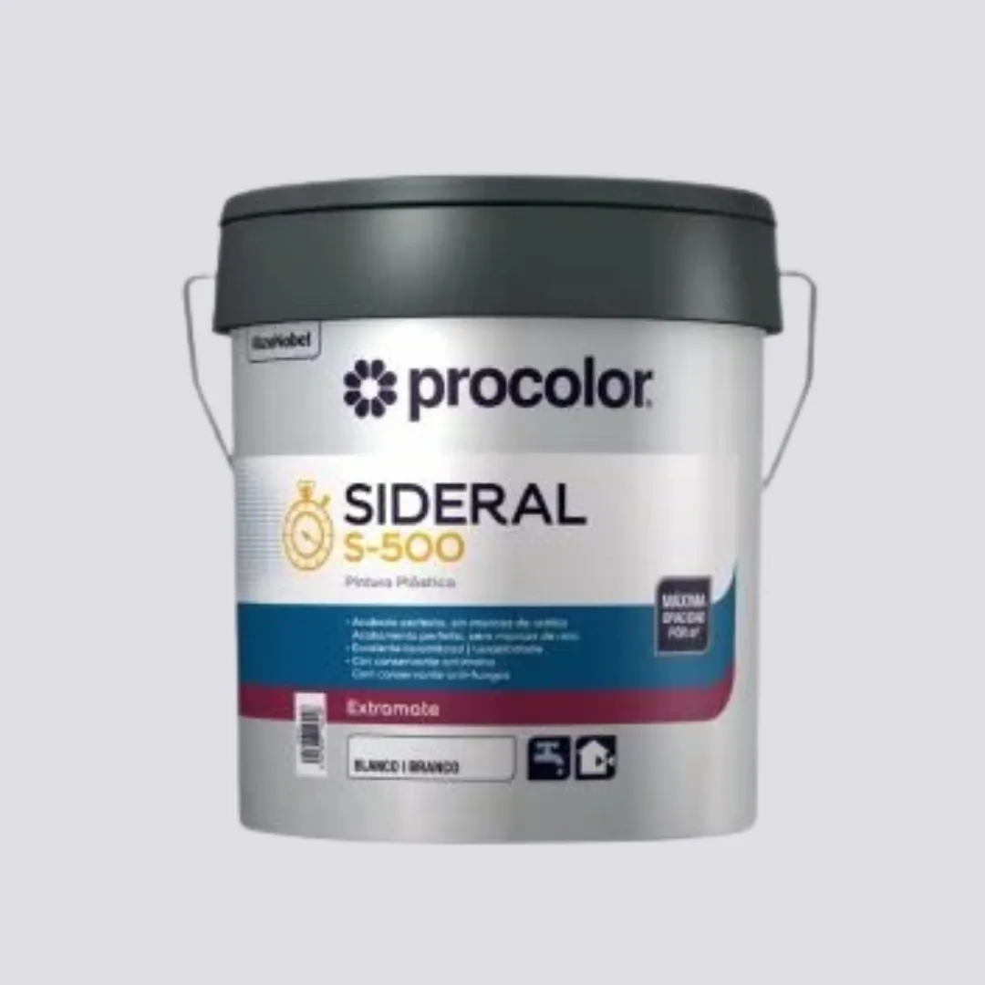 Tinta Plástica Extra Mate Branco SIDERAL S-500 Interior/Exterior – Sideral 500