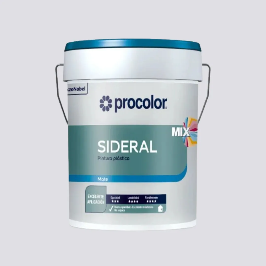 Tinta Plástica Mate SIDERAL Interior
