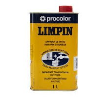 Diluente Limpin para Limpeza de Trinchas, Rolos e Manchas de Tinta – PROCOLOR Alta Eficiência e Odor Agradável
