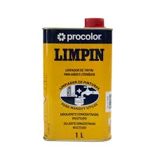 Diluente Limpin para Limpeza de Trinchas, Rolos e Manchas de Tinta – Procolor