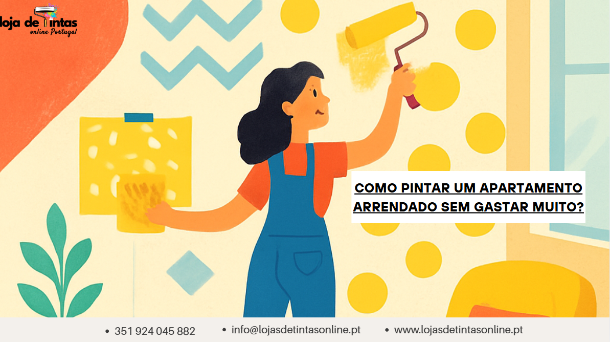 Pintura económica de apartamento arrendado com dicas práticas.