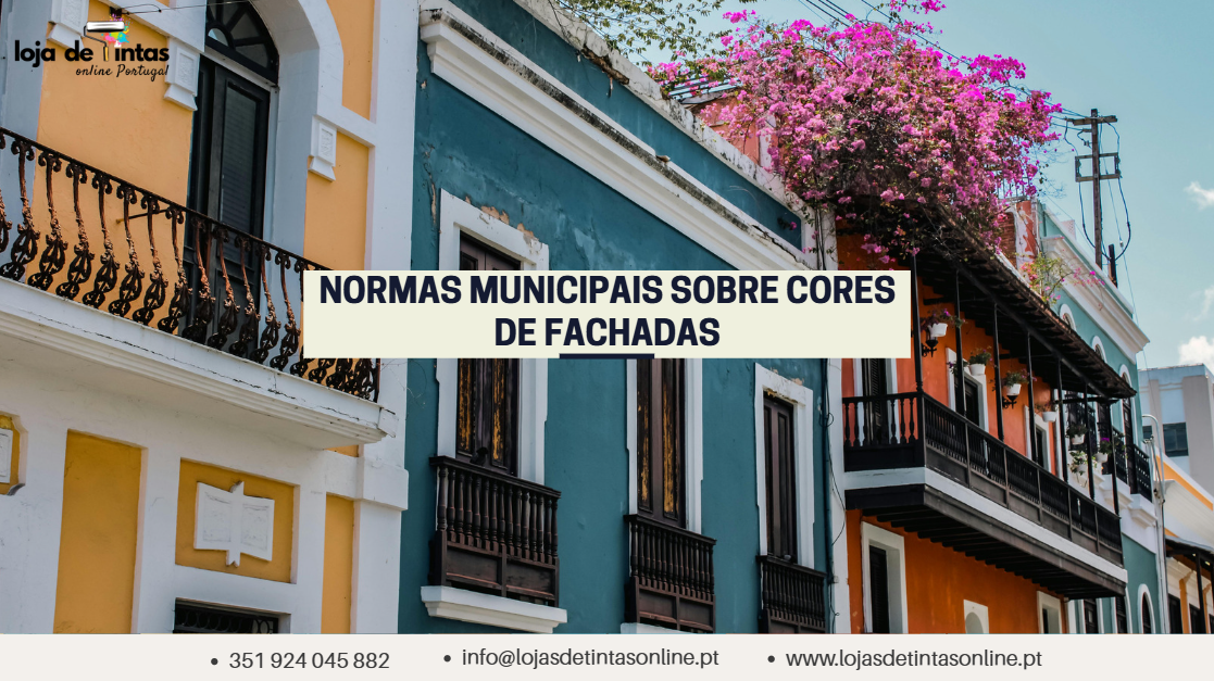 Regras municipais que definem as cores permitidas para fachadas de edifícios.