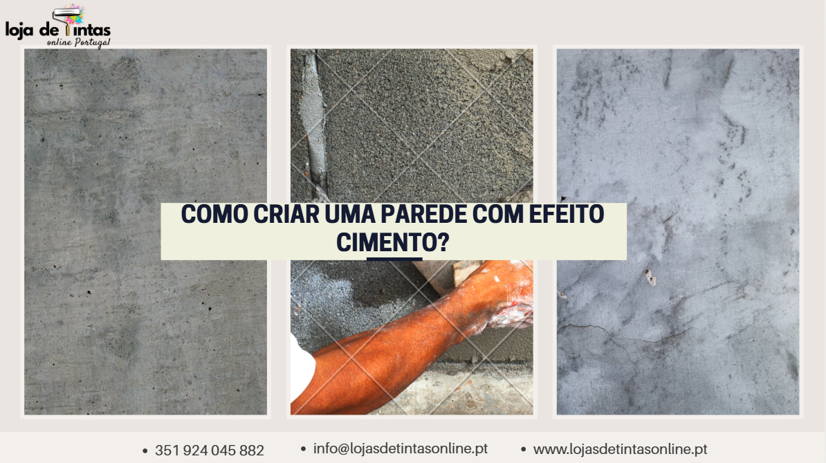 Aplicação de revestimento decorativo para criar uma parede com efeito cimento.