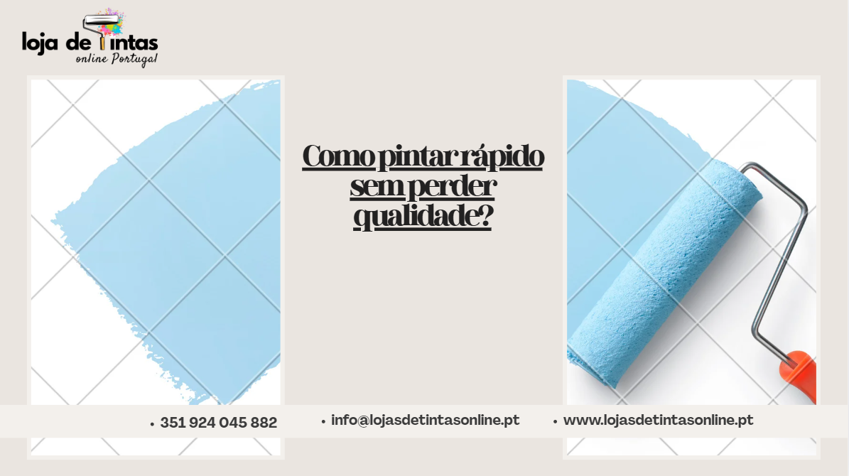 Técnicas de pintura rápida aplicadas numa parede para um acabamento uniforme.