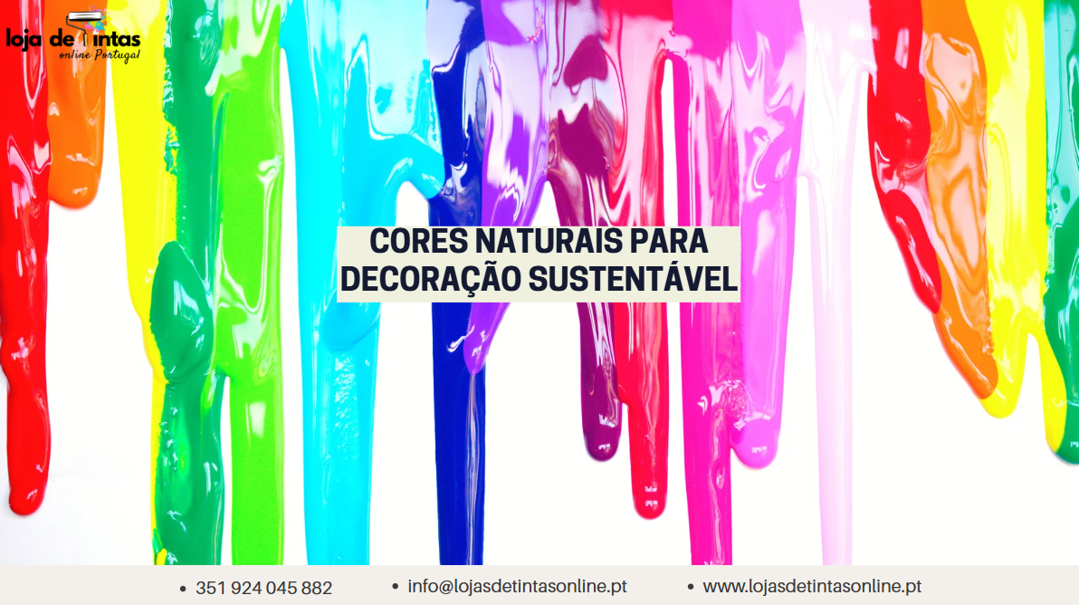 Paleta de cores naturais aplicada numa decoração interior sustentável.