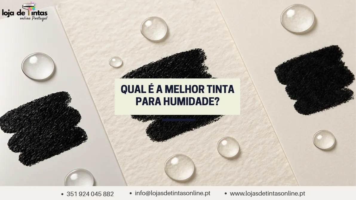 Latas de tinta especial resistente à humidade e paredes tratadas contra infiltração.