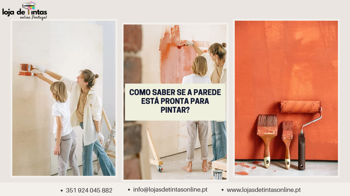 Parede limpa e preparada, pronta para receber pintura.