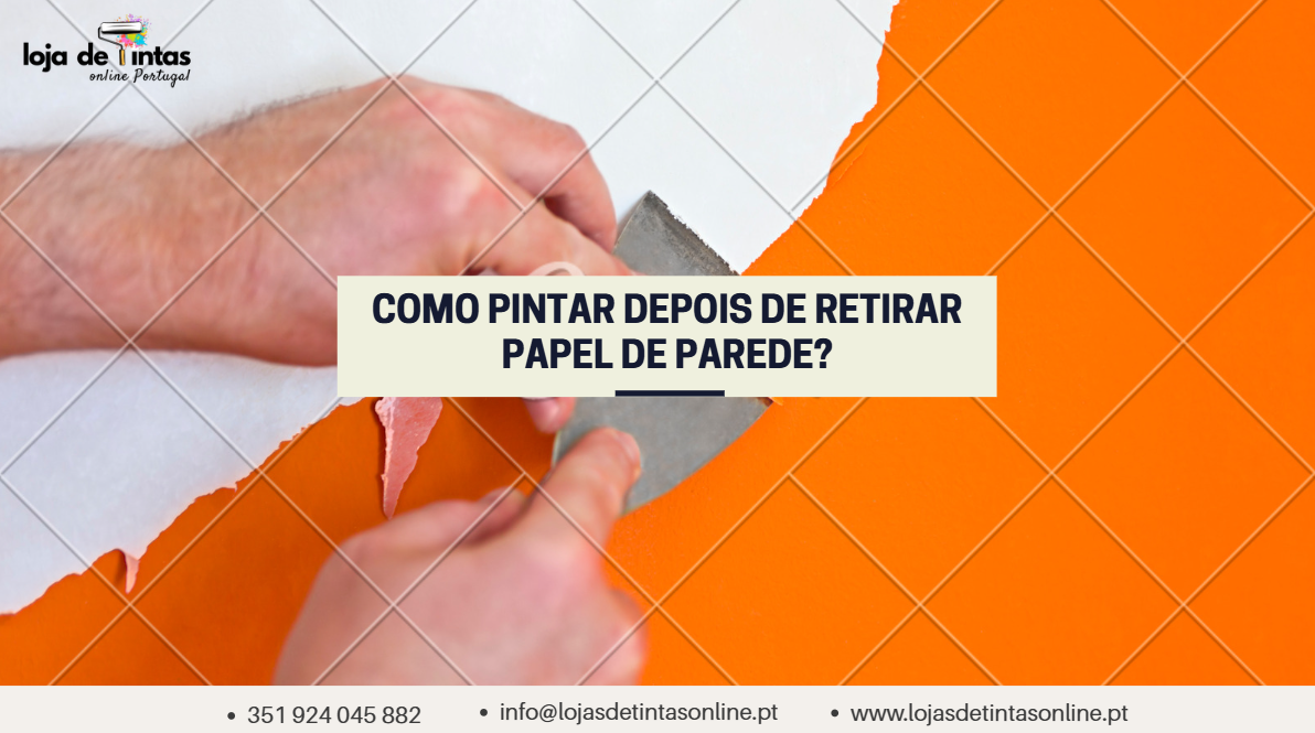 Parede limpa e preparada depois de remover papel de parede, pronta para pintura.