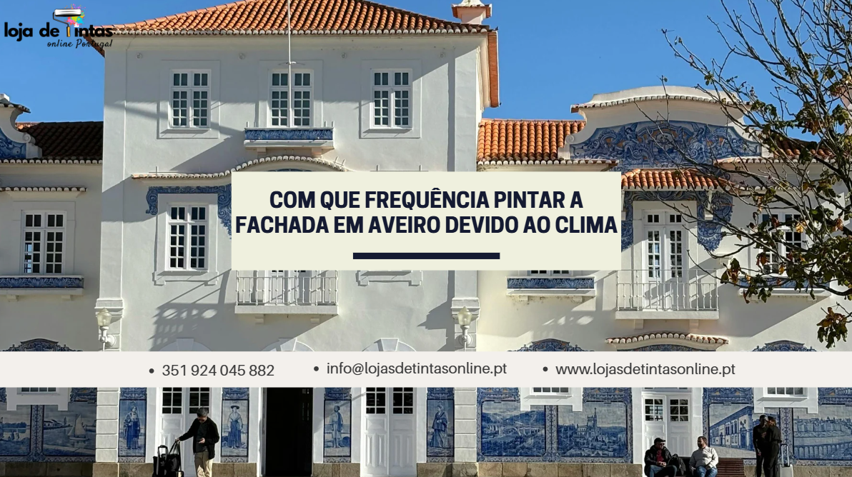 Fachada de casa em Aveiro com pintura recente e protegida contra o clima húmido.