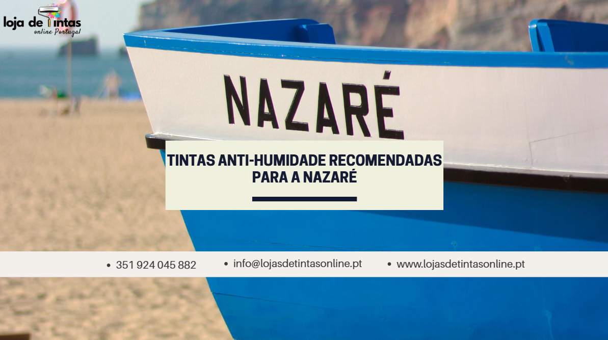 Tintas anti-humidade recomendadas para casas na Nazaré.
