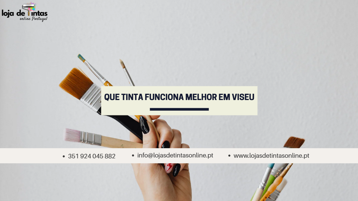 Tintas recomendadas para as condições climáticas e ambiente de Viseu.