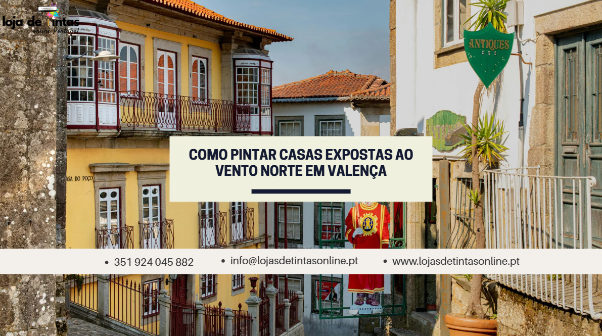 Dicas para pintar casas expostas ao vento norte em Valença com tintas e técnicas resistentes.