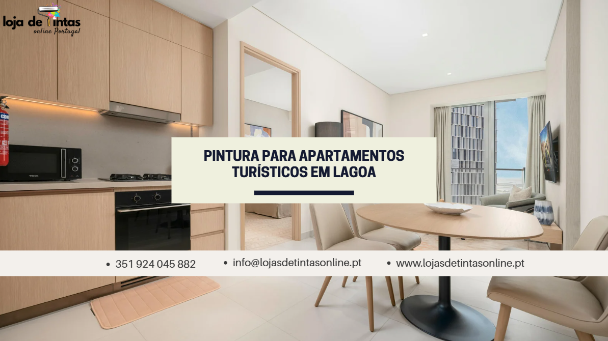 Sugestões de pinturas ideais para apartamentos turísticos em Lagoa, com foco em durabilidade e estética.