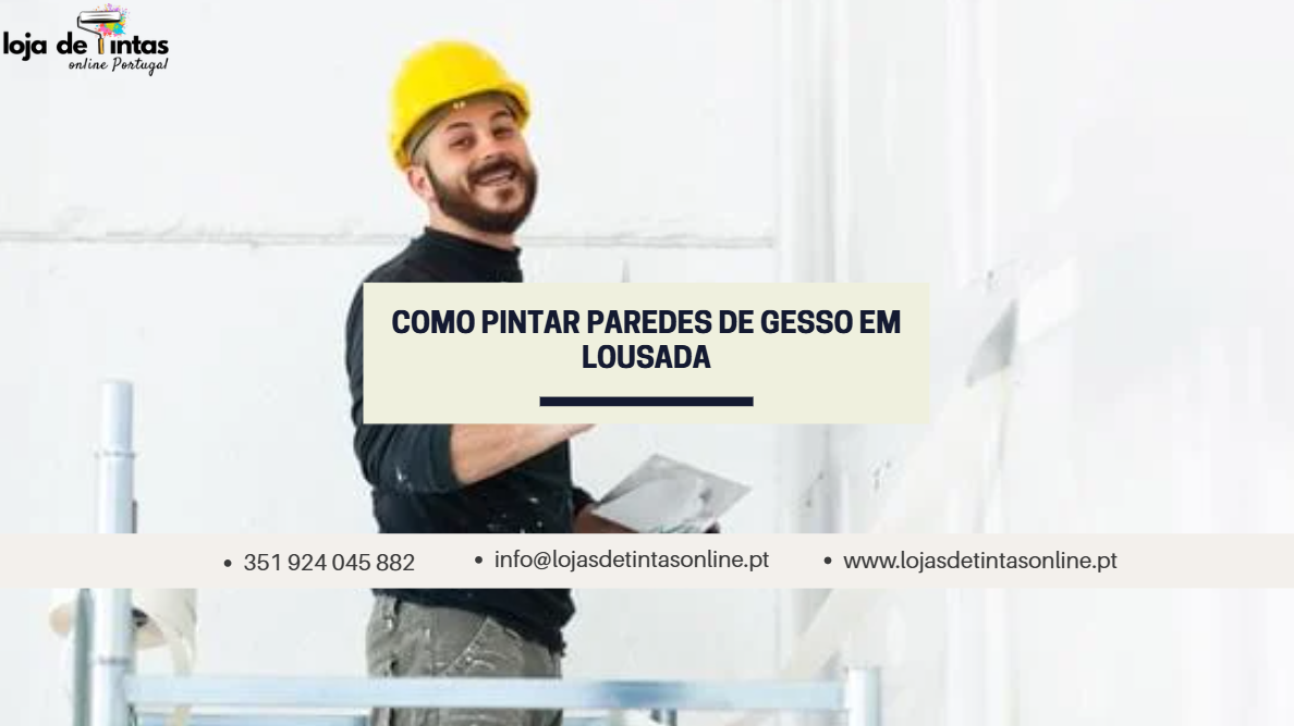 Guia para pintar corretamente paredes de gesso em Lousada, com preparação e técnicas apropriadas.