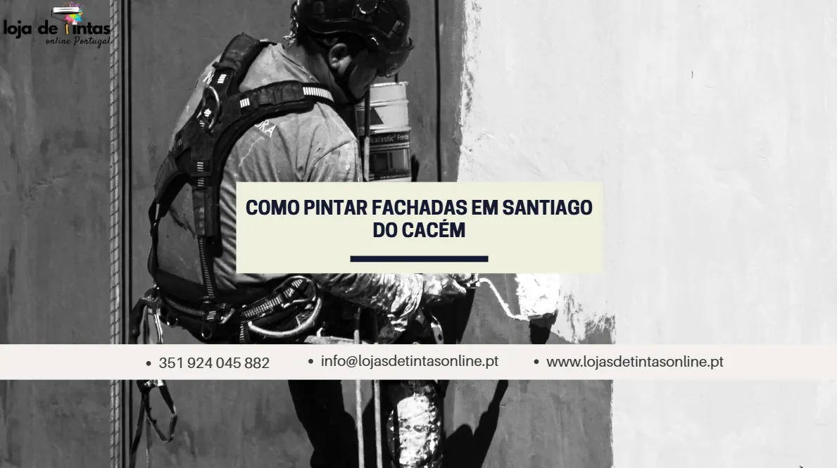 Guia para pintar fachadas em Santiago do Cacém — preparação, escolha de tinta e aplicação.