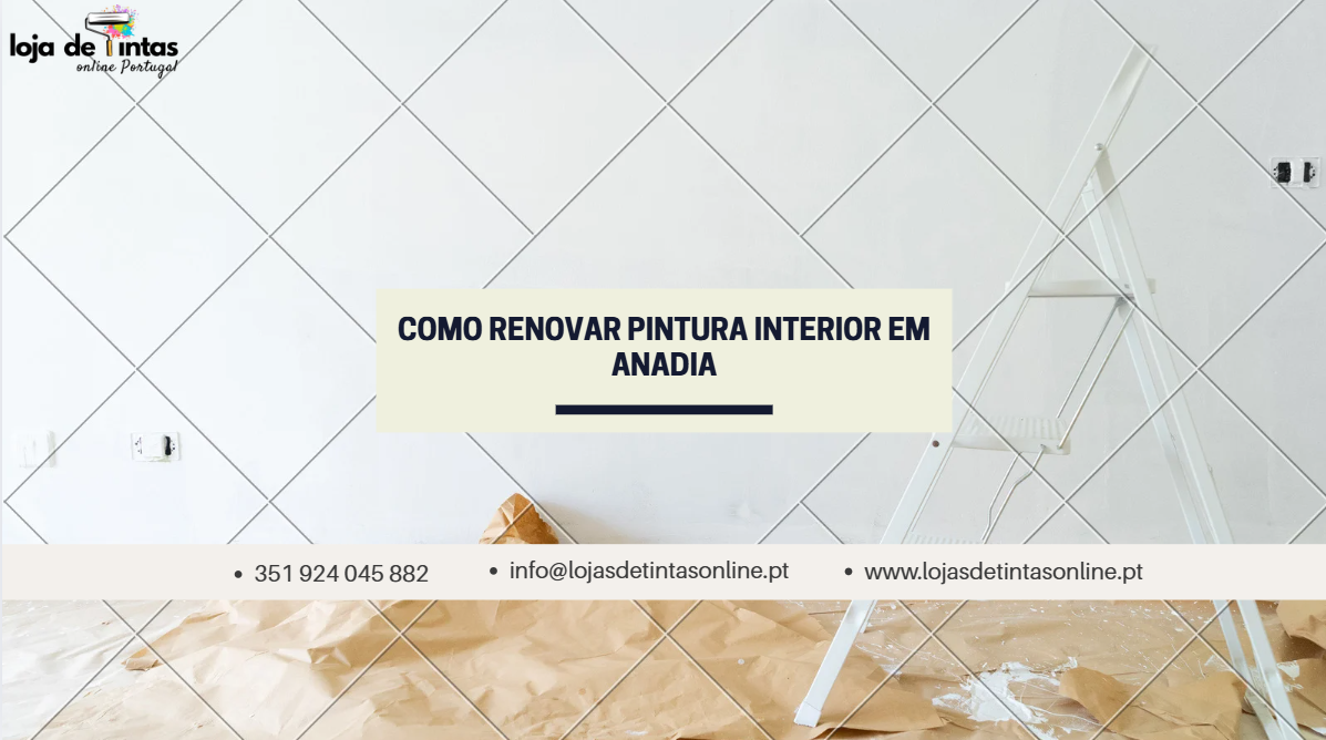 Guia para renovar a pintura interior de casas em Anadia com dicas de cores e técnicas.