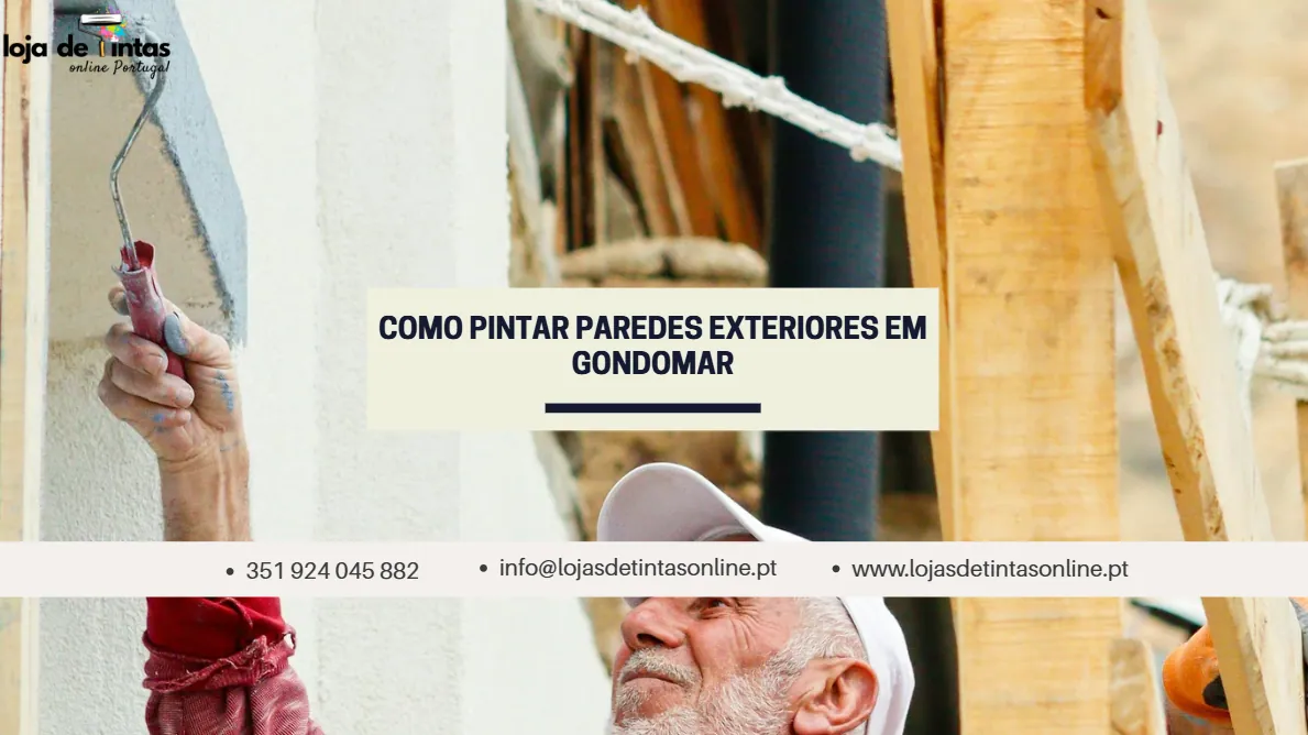 Técnicas e dicas para pintar paredes exteriores em Gondomar com acabamento duradouro.