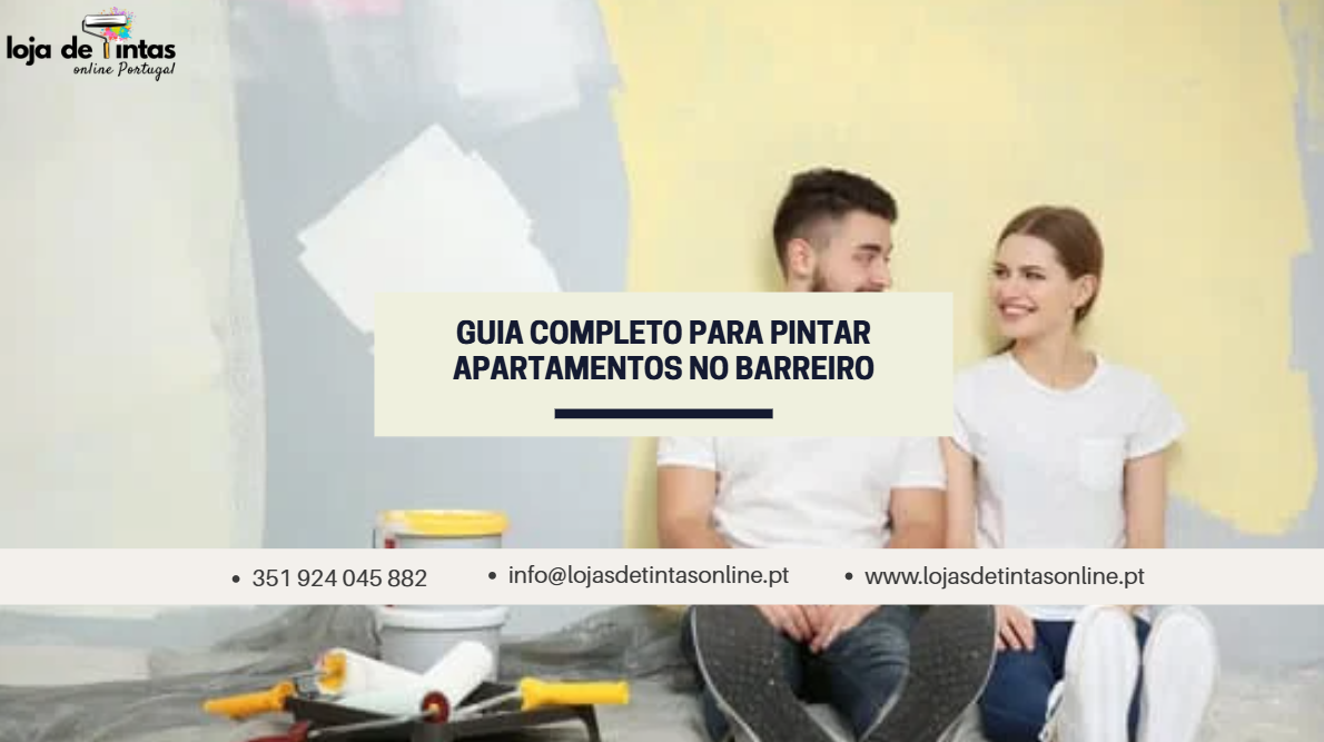 Guia passo a passo para pintar apartamentos no Barreiro com acabamentos perfeitos.