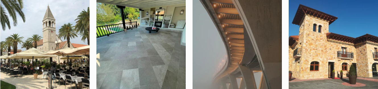 Aplicação do revestimento hidrorrepelente Tecnadis PRS numa fachada de edifício.