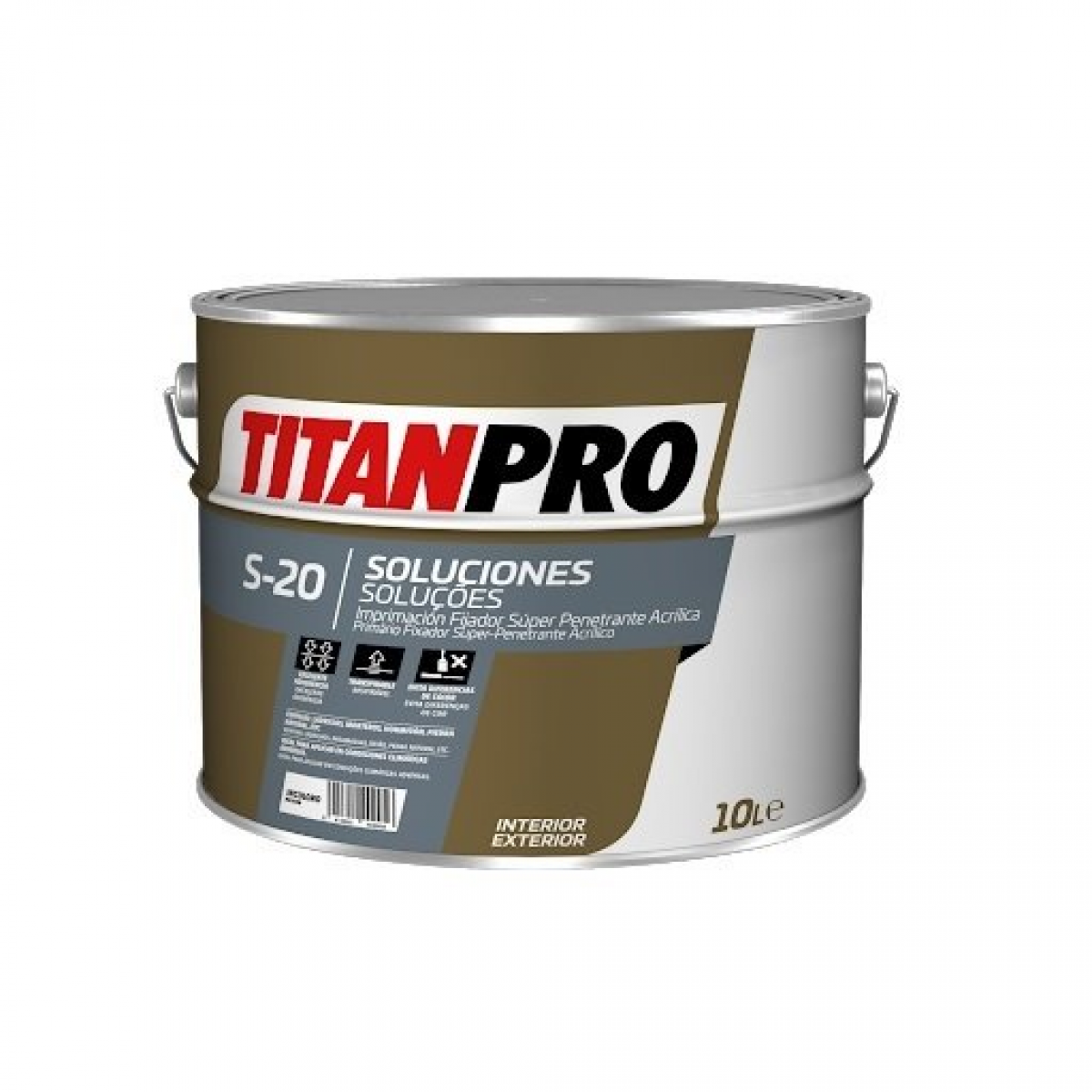 Titan Pro - S-20 - Primário Fixa Tudo Super-Penetrante Acrílico
