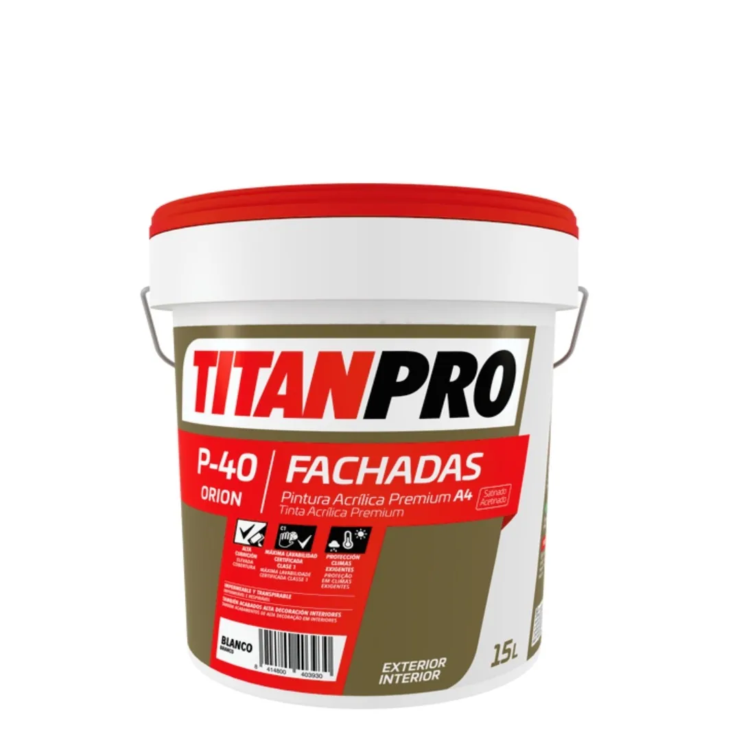Titan Pro P-40 Pintura Vinílica Premium Acetinado – TitanPro