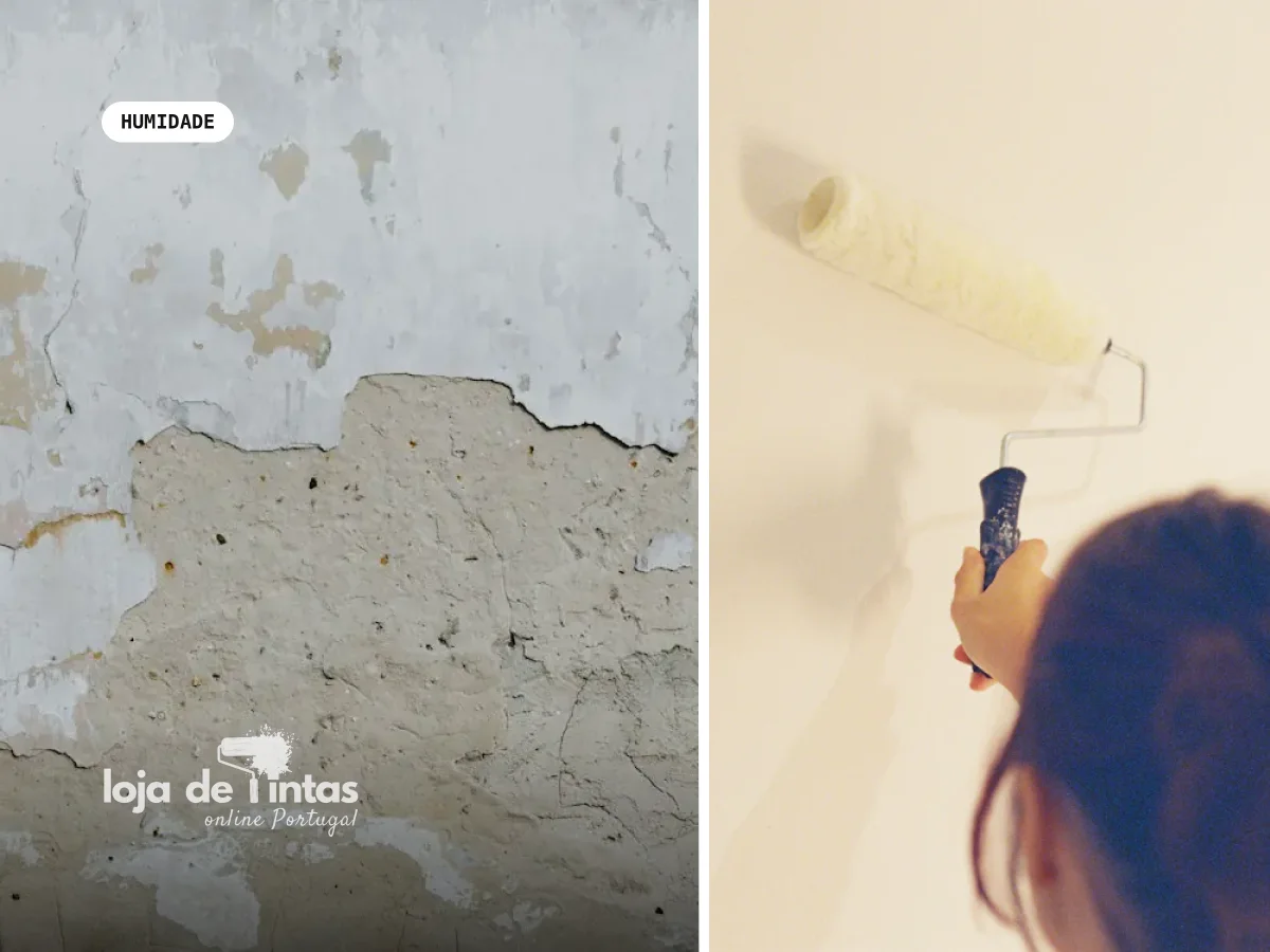 Que tinta usar contra a humidade típica do Porto?