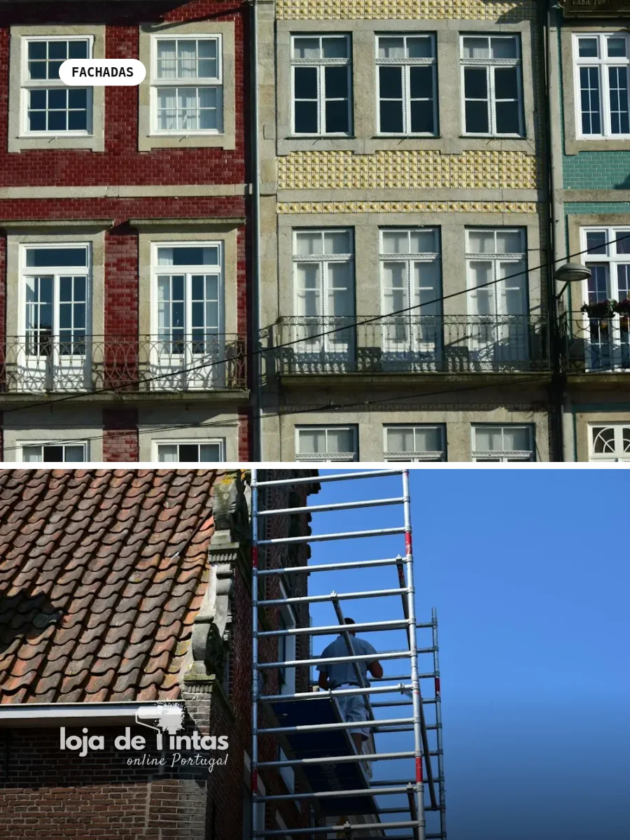 Tintas siloxânicas vs. acrílicas para casas em Setúbal