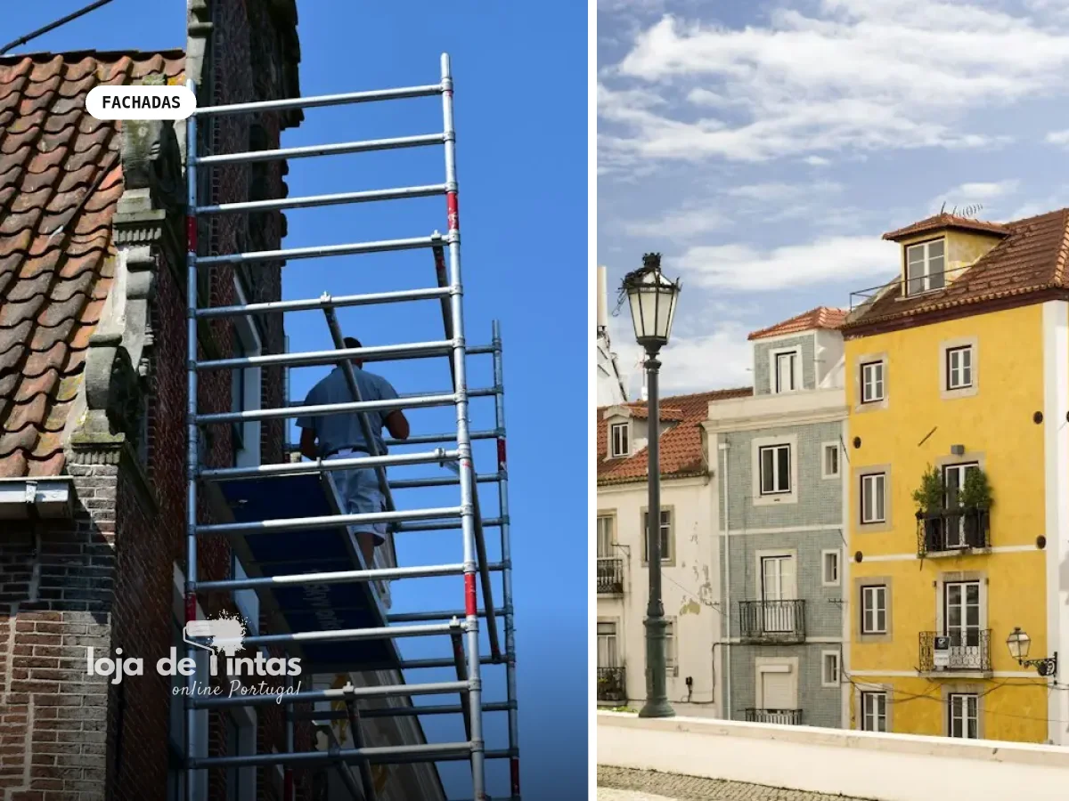 Como pintar casas de pedra em Arcos de Valdevez
