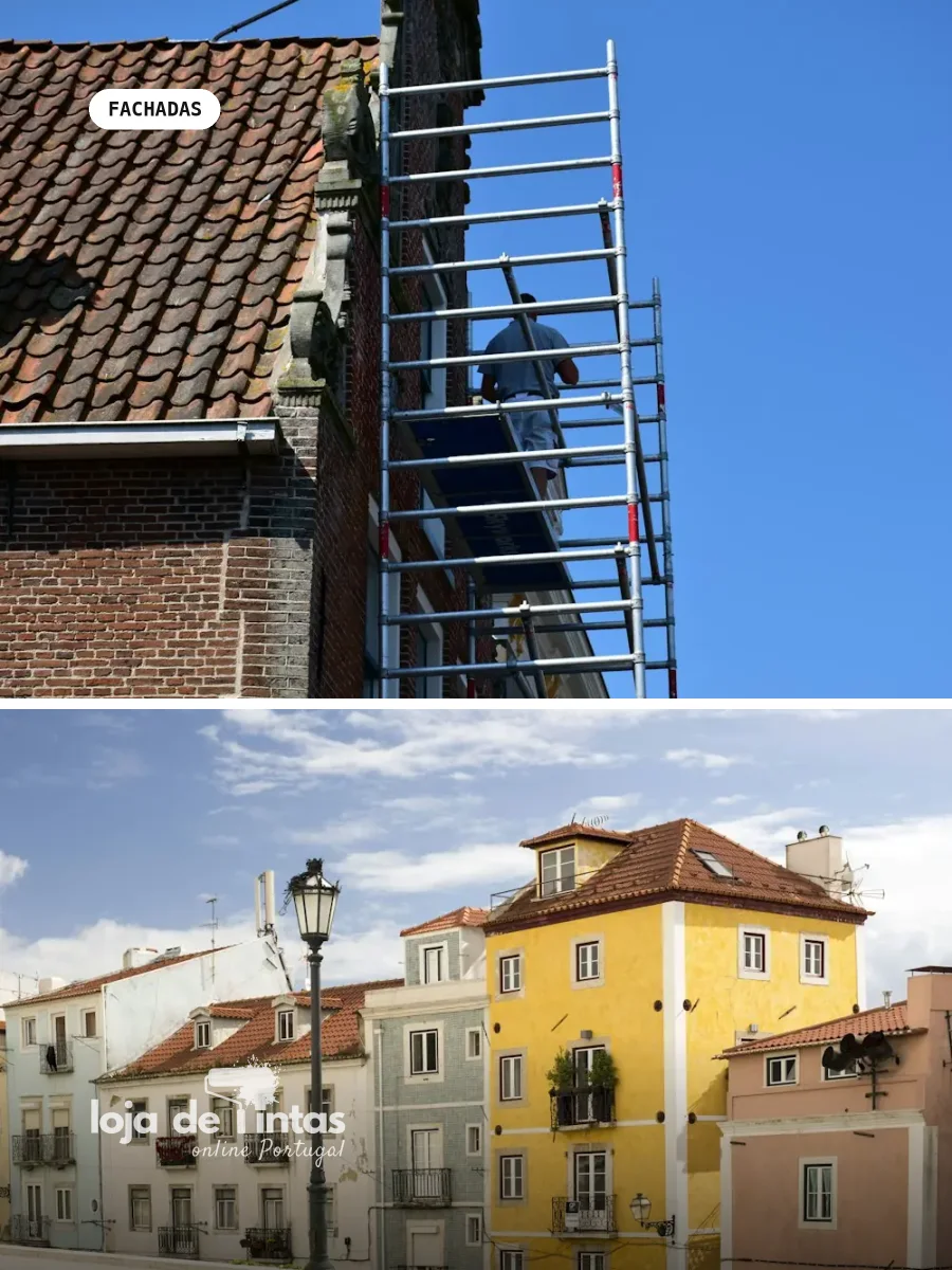 Como pintar casas de pedra em Arcos de Valdevez