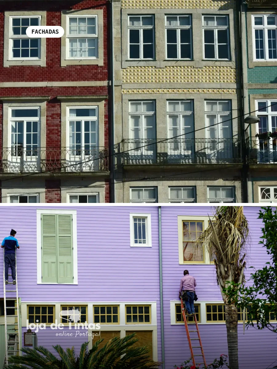 Como pintar casas antigas em Tomar sem danificar o estilo