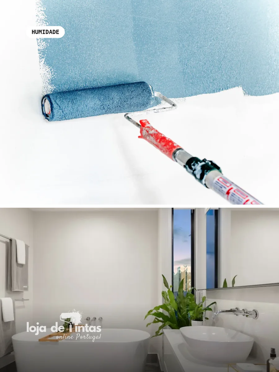 Tinta anti-humidade para casas de Alcobaça