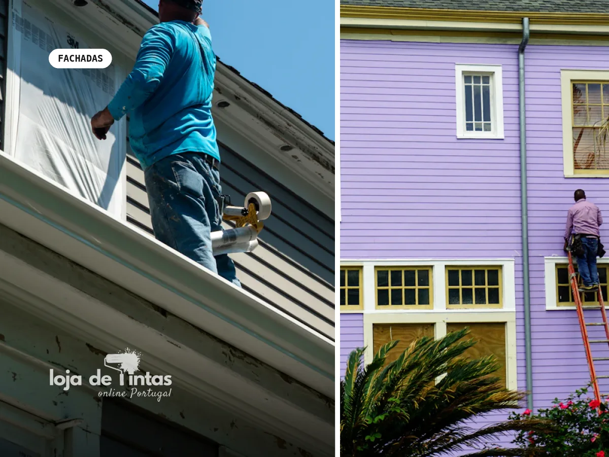 Como proteger a pintura exterior em Vila do Conde