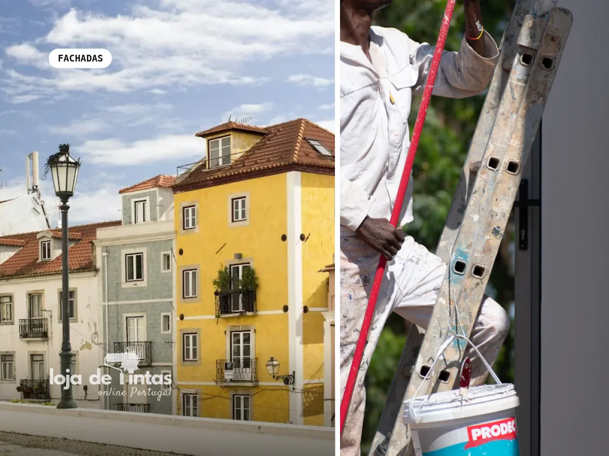 Tintas exteriores recomendadas para Silves