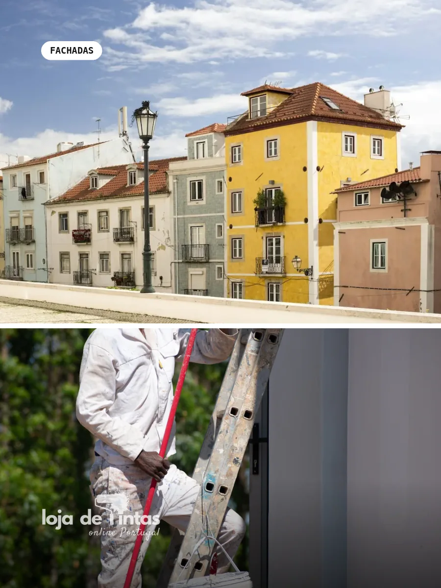 Tintas exteriores recomendadas para Silves