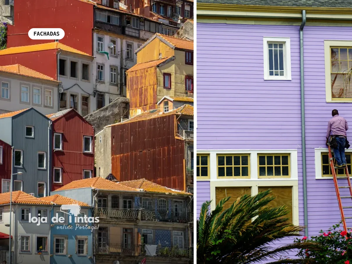 Como pintar casas perto do mar em Esposende