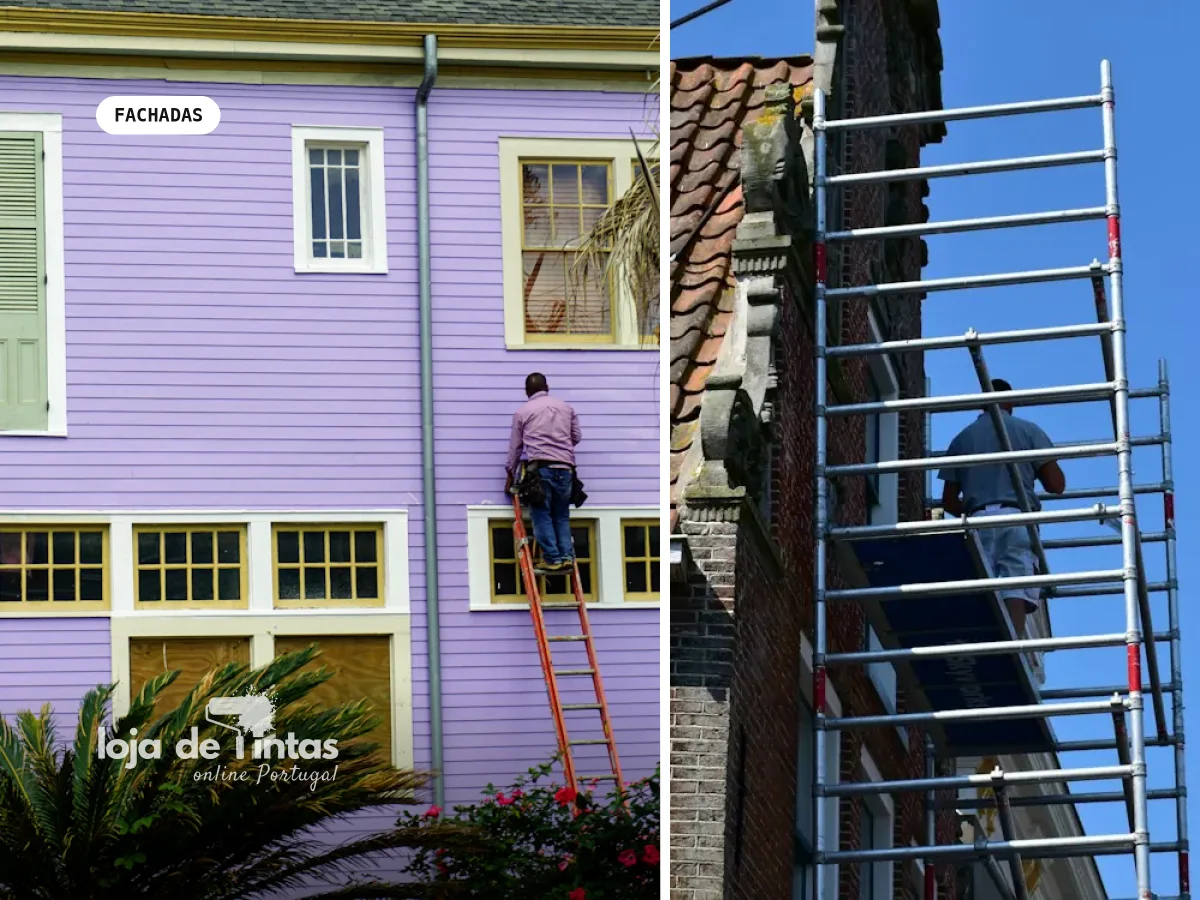 Pintura para proteger casas rurais em Aljezur