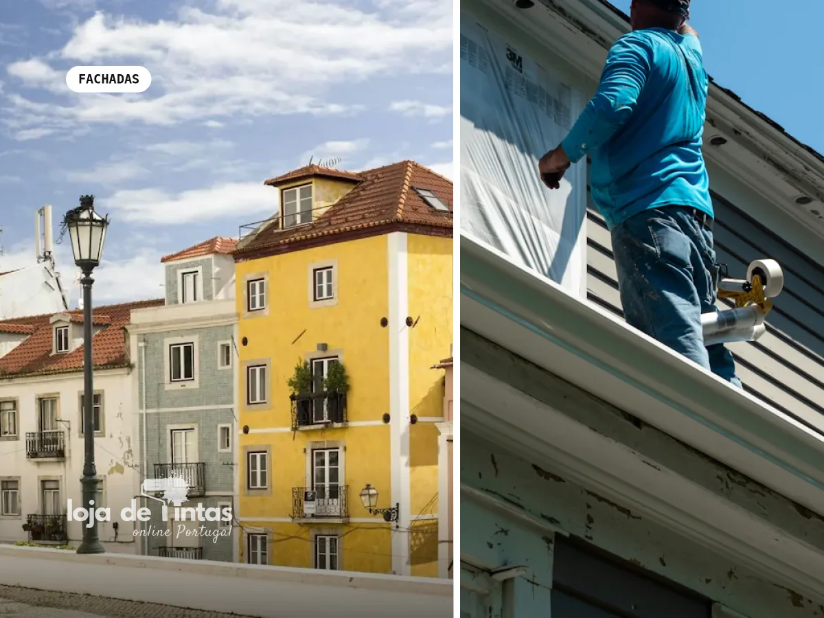 Como pintar fachadas em Santiago do Cacém