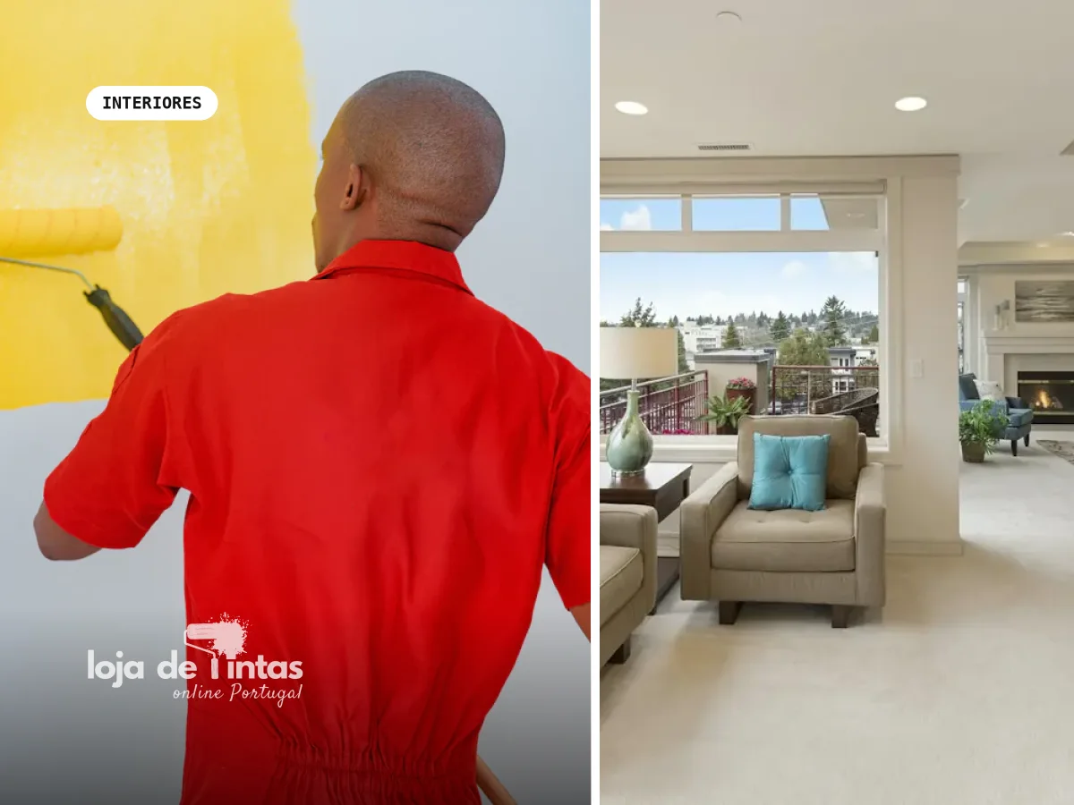 Tintas ideais para interiores em São João da Madeira
