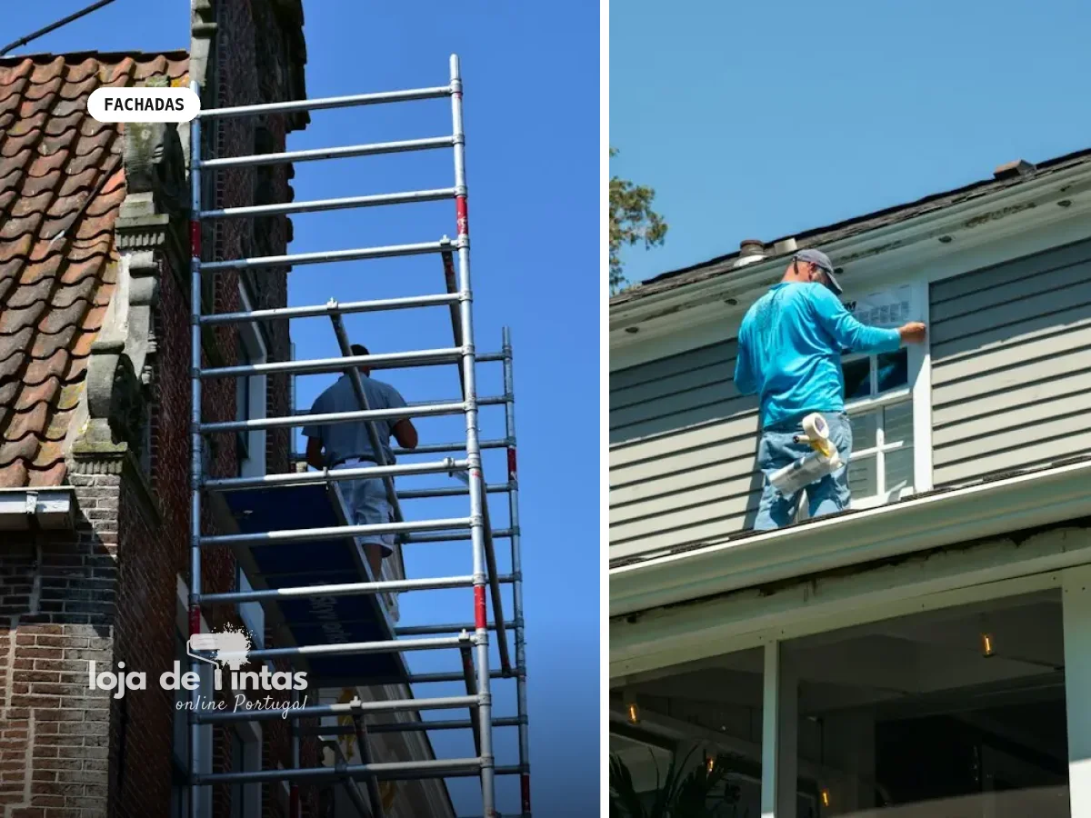 Como pintar paredes exteriores em Gondomar